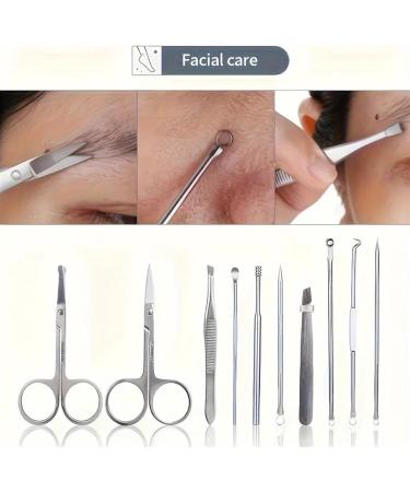 Nail Clippers Set 26Pcs Stainless Steel Nail Clippers Set Household Nail Cutter Suit with Box Trimmer Grooming Manicure Pedicure Nail Tools Nail Care kit(Black) - Buy Online on GoSupps.com