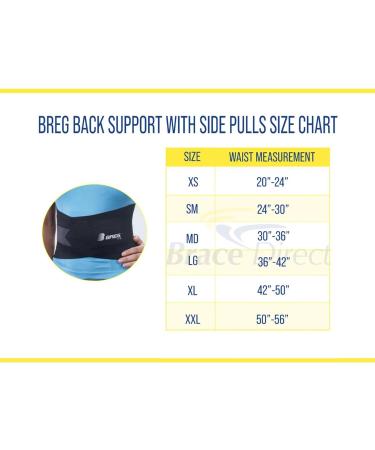 Buy Breg Back Support with Side Pulls (Medium) - International Shipping Available | Enhanced Comfort & Stability - Buy Online on GoSupps.com