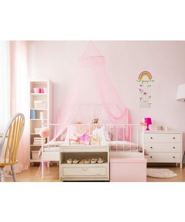 Handmade Bohemian Hair Bows Holder - Rainbow Hanger for Girls Clips - Cream Pink Organizer and Decoration - Buy Online on GoSupps.com