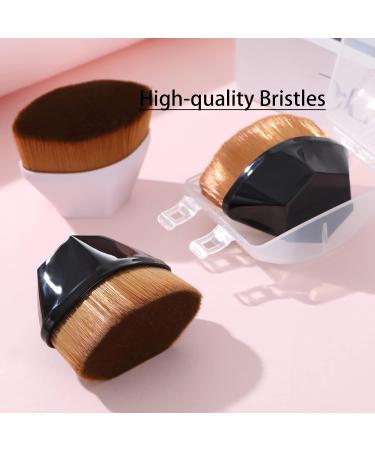Foundation Brush Hexagon Foundation Brush Flat Top Foundation Brush Foundation Brush for Liquid Makeup Foundation Makeup Brush for Women with Bonus Protective Case - Buy Online on GoSupps.com