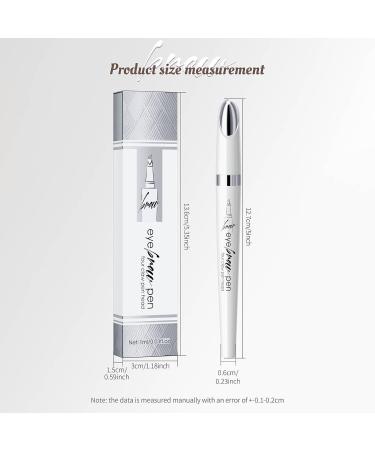 2024 New Magical Precise Waterproof Brow Pen - 4 Tip Eyebrow Pencil Contouring Pen 3D Waterproof Microblading Eyebrow Pencil Natural Looking Long-Lasting Fine Stroke Magic Eyebrow Pencil (Black) - Buy Online on GoSupps.com