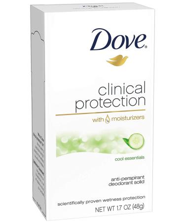 Dove Clinical Protection Anti-Perspirant Deodorant Cool Essentials 1.7 oz - Prescription Strength - Buy Online on GoSupps.com