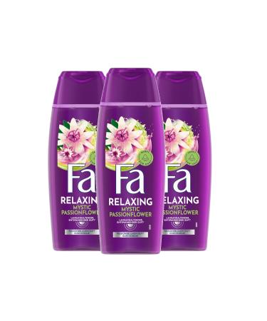 handle Fa Mystic Moments nourishing shower gel with the noble enchanting scent of passion flowers 3 x 250 ml