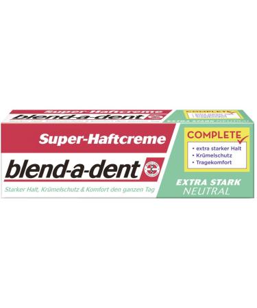 Blend-a-med Super Adhesive Cream extra strong -neutral- 47g pack of 3 (3 x 47 g) 1 - Buy Online on GoSupps.com