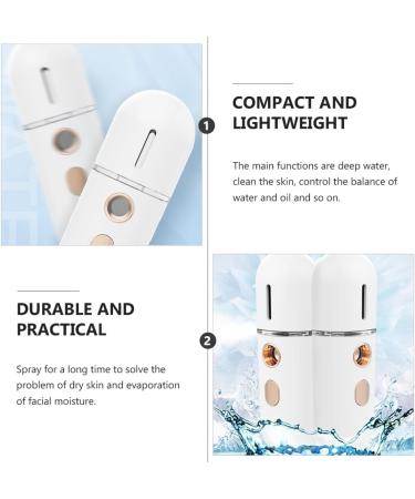 Vaporisateur Facial Nano Portable Blanc Appareil Vapeur Faciale Hydratant Brume Fine pour Soin du Visage Usage Voyage et Bureau Hydratation Profonde R servoir Longue Dur e - Buy Online on GoSupps.com