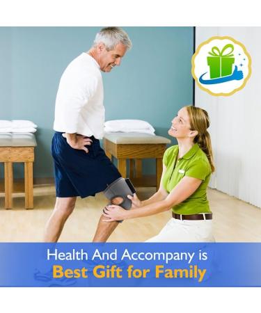 Buy Cordless Heated Knee Massager - 3 Vibration & Heating Modes for Pain Relief | International Shipping Available - Buy Online on GoSupps.com