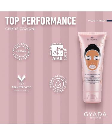  GYADA COSMETICS GYADA COSMETICS Pearl Powder Mask Rose for Sensitive and Mature Skin Anti-Aging and Healing for Soft and Hydrated Skin with Pearl Powder and Macadamia Oil 75 ml - Buy Online on GoSupps.com