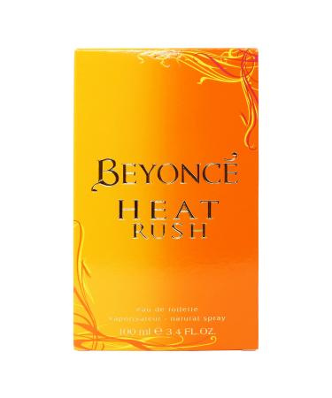 Beyonce Heat Rush by Beyonce Eau De Toilette Spray 3.4 oz for Women- 480445 3.4 Fl Oz (Pack of 1)