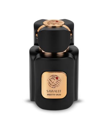 Sawalef Pretty Oud - Luxurious and Captivating Body Spray for Women - Floral and Woody Body Mist with Amber Saffron and Oud Notes - 2.7 oz EDP Spray