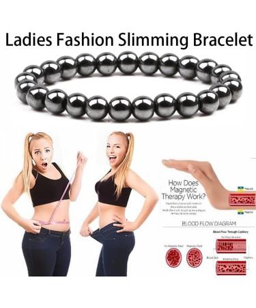 Eumenides Magnetic Bracelet for Women - Hematite Antistatic & Anti-Fatigue Jewelry | Improve Sleep & Relieve Joint Pain - Set of 2 6mm - Buy Online on GoSupps.com