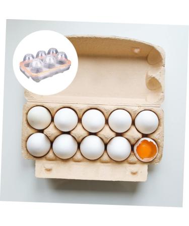 Uonlytech 1pc Box Outdoor Egg Carton Eggs Refrigerator Containers Outdoor Egg Container Take Egg Tray Orange 19.2X8.7X13.4CM - Buy Online on GoSupps.com