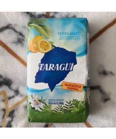 Taragui Yerba Mate Tea Maracuya Tropical 500g - Authentic Argentine Detox & Energy Drink | 12-Month Ripening - Buy Online on GoSupps.com