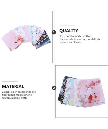 8-Pack Microfiber Glasses Cleaning Cloths | Eyewear Jewelry & Screen Cleaner - Ultimate Lens Care - Buy Online on GoSupps.com