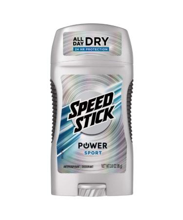 Speed Stick Power Antiperspirant Deodorant for Men  Ultimate Sport - 3 Ounce (Pack of 1)