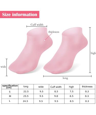 Premium Women's Silicone Socks | Moisturizing Foot Care & Spa Gel Socks - Buy Online on GoSupps.com