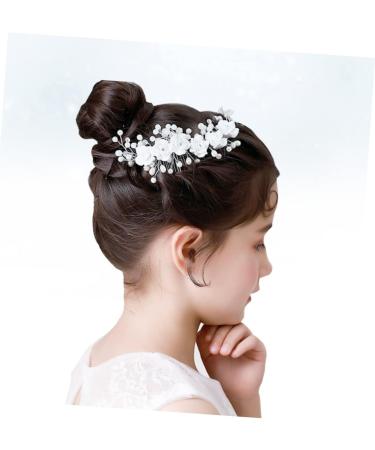 FRCOLOR wedding headpiece for bride Bridal hair combs for women accessories pearl hair comb for women Wedding Comb Barrette pearl hair clips Wedding pearl Headpiece Miss crystal issue card - Buy Online on GoSupps.com