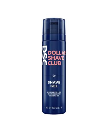 Dollar Shave Club Shea Butter & Aloe Shave Gel 2-Pack | Prevents Irritation, Long Lasting Lubrication | Safe for Sensitive Skin - Buy Online on GoSupps.com