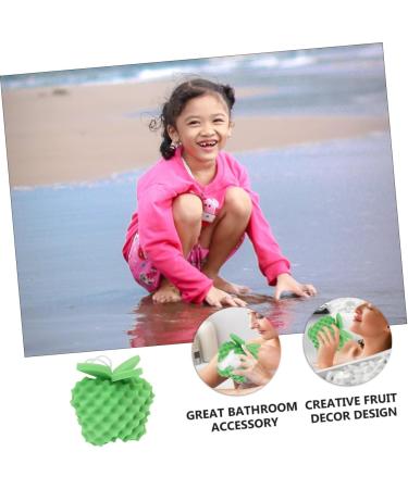 Buy Minkissy 2pcs Fruit Shower Bath Sponge for Kids | Soft Children s Bath Scrubber Ball - Buy Online on GoSupps.com