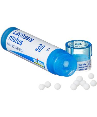 Boiron Lachesis Mutus 30C - Homeopathic Remedy (Approx 80 Pellets) - Buy Online on GoSupps.com