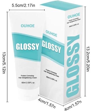 Silk Gloss Smoothing Cream Hair Smoothing Curly Hair Protein Straight Balm Styling Cream Nourishing Cream For Smooth Silky And Frizz-Free Hair - Buy Online on GoSupps.com
