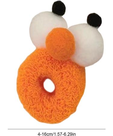 Funny Hair Clips | Ponytail Holders - High Elasticity Big Eyes Funny Hair Ties Girls Daily Hair Accessories For Playful Styles & Firm Grip Orange - Buy Online on GoSupps.com
