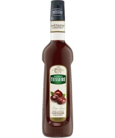 Mathieu Teisseire Chestnut Syrup for Drinks Coffee Chocolate Drinks Milkshakes 70cl Bottle - Buy Online on GoSupps.com