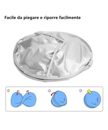 Voarge Hairdressing Cape & Gown - Breathable Haircut Cloth for Adults & Children | Gray Silver - Buy Online on GoSupps.com