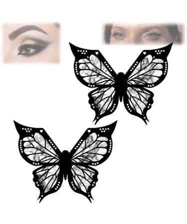 Tovmekdjn Butterfly Stencil for Eyeliner Butterfly Eyeliner Stencil Butterfly Eye Makeup Stencil Butterfly Stencil Works 2Pcs - Buy Online on GoSupps.com