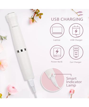 2-in-1 USB Rechargeable Eyebrow Trimmer & Facial Hair Removal for Women - Painless Lady's Razor for Eyebrows, Lips, Chin, Body & Face - Buy Online on GoSupps.com