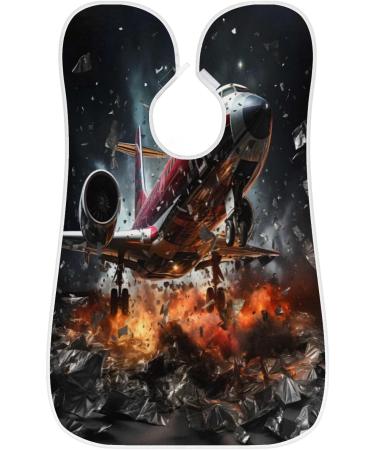 Airplanes Beard Bib Apron | Beard Hair Catcher for Men | Perfect Father's Day & Christmas Gifts for Dad & Husband - Buy Online on GoSupps.com