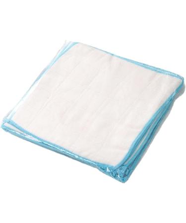 20 Piece Set of GBHRD Cloths 8-Layer White Blue Cotton Yarn Scouring Pad Set Absorbent Kitchen Non Greasy Mesh Dishwashing Towels Suitable for Kitchen Bathroom and Cleaning Counters. - Buy Online on GoSupps.com