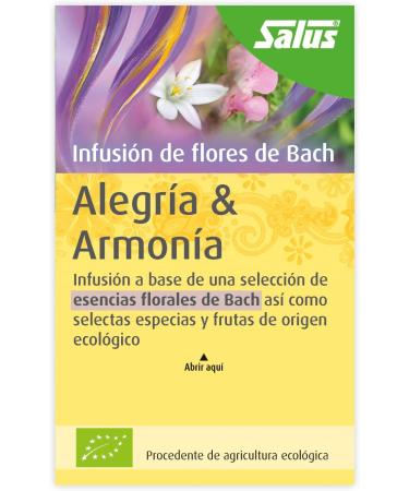  Salus Salus Flowers of Bach Joy & Harmony Infusion - 15 envelopes of 2 g - Buy Online on GoSupps.com