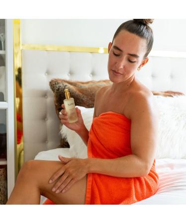 Juara Candlenut Glow Body Oil - Deluxe Hydration for Skin, Hands, Feet & Hair - Lightweight Formula for Moisturizing Treatment - Dry Skin Therapy - Paraben and Sulfate Free - 4 oz - Buy Online on GoSupps.com