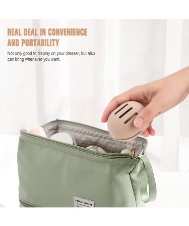 Fnyes Makeup Sponge Holder & Silicone Beauty Sponge - Travel-Friendly Khaki Etui for Wet & Dry Foundation - Buy Online on GoSupps.com