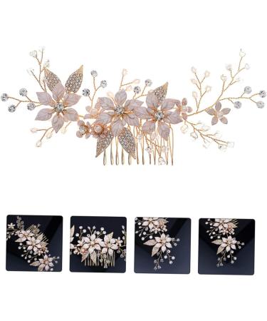 MAGICLULU 1 PC Hair Comb Exquisite Bridal Comb Practical Hair Prop Charming Hair Supply Party Decoration Supply Beautiful Comb Creative Hair Prop Sweet Hair Prop Female Tuck Comb - Buy Online on GoSupps.com