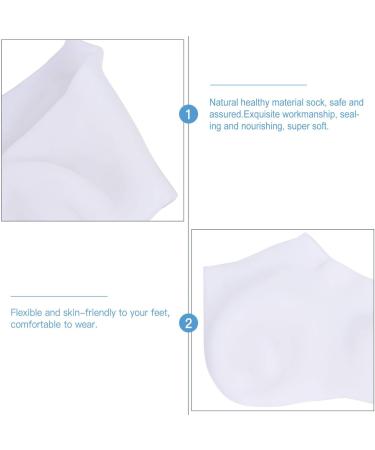 Moisturizing Cotton Foot Mask Socks | Protective Peeling Stocking for Soft Feet | Elasticity & Comfort by Miss Freeck - Buy Online on GoSupps.com