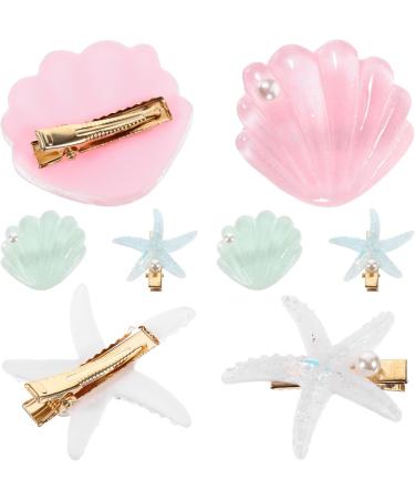 Beavorty 4 Pairs hair clips for girls hair jewelry girls hair accessories seashell hair clips seashell hair clip for girl decorative hair clip star hair clip women's alloy decorate cute - Buy Online on GoSupps.com