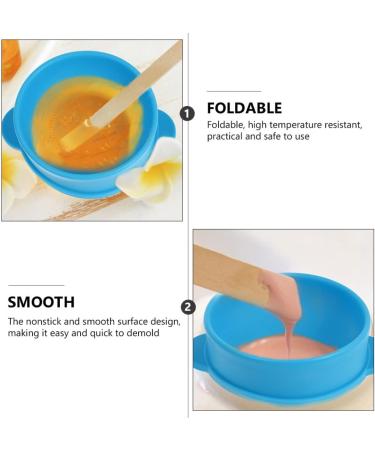 FOMIYES 8 STK Silicone Mixing Bowls - Foldable & High-Temperature Resistant - Collapsible Beauty Tools & Cookware - Blue - 13.2x11cm - Buy Online on GoSupps.com