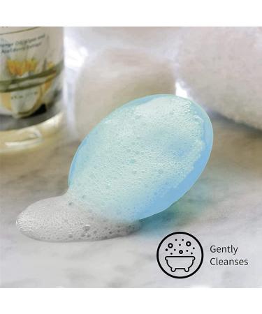 piuryue Exfoliating and Massaging Cradle Cap Silicon Brush Soft Baby Brush Bath Brushes for Baby Blue and White 2 Pack - Buy Online on GoSupps.com