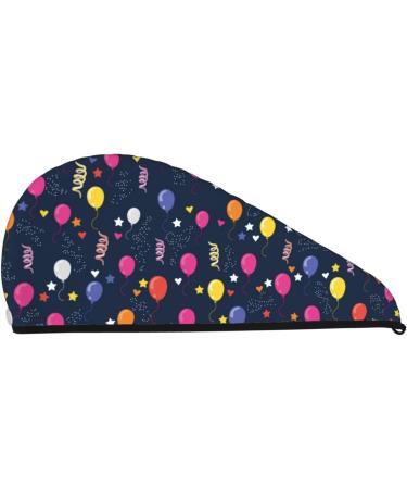 Buy Microfiber Hair Drying Cap | Fast Drying Colorful Balloon Towel Wrap for Curly & Long Hair - Soft & Absorbent - Buy Online on GoSupps.com