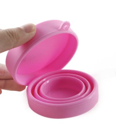 Buy Foldable Silicone Menstrual Cup - Portable & Hygienic Eco-Friendly Cleaning Cup (Pink) for International Shipping - Buy Online on GoSupps.com