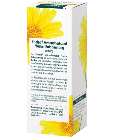 Kneipp Arnica Joint and Muscle Soak 100ml - Pack of 1 | Soothing Bath Therapy - Buy Online on GoSupps.com