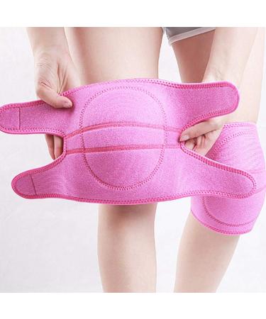 Knee Pads for Dancers Soft Breathable Knee Pads Knee Brace for Volleyball Football Dance Yoga Tennis Running Cycling (Red)