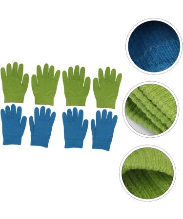 minkissy 4 Pairs Moisturizing Gloves Hands Night Mittens Dry Hands Gloves Makeup Remover Gloves Hand Softening Gloves Hands Peeling Masks Gel Gloves Spa Kit Silica Gel Miss - Buy Online on GoSupps.com