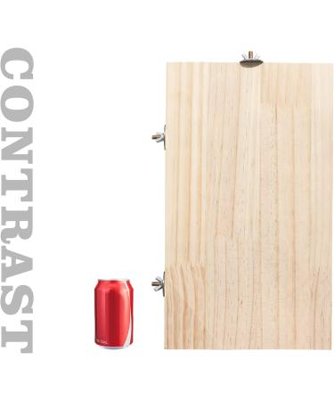 40 x 26 cm Large Bird Platform Natural Wood Pet Climbing Platform Small Animal Cage Accessories for Parrots Budgies Cockatiels Rats Hamsters Guinea Pigs 40 26 CM - Buy Online on GoSupps.com