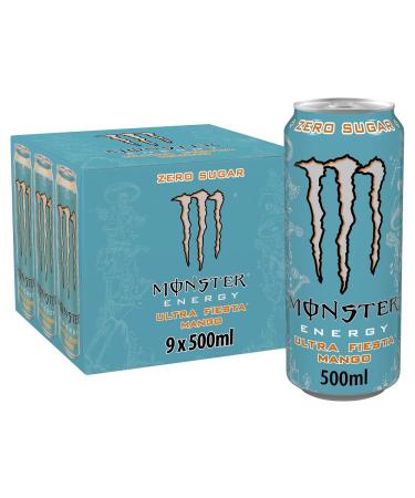 Monster Ultra Fiesta Energy Drink 9 x 500 ml - Buy Online on GoSupps.com