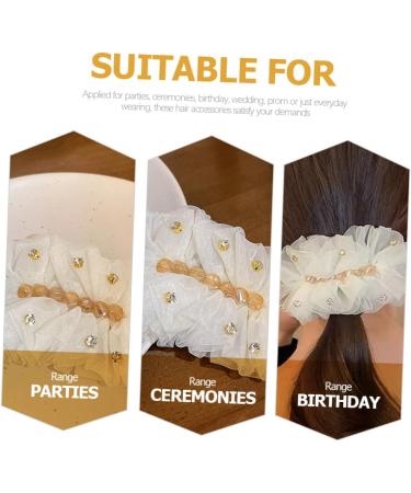 MAGICLULU Hair Accessories Rhinestones Hair Clip Hairpins Clasps Vintage Rhinestone Hair Clips Barrettes for Women Antique Spring Hair Clips Hair Tools for Styling Girl Miss Headgear Fabric - Buy Online on GoSupps.com