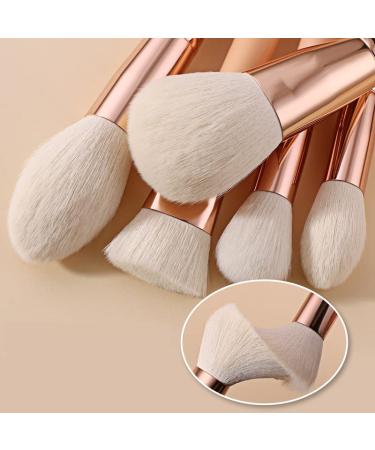 Buy Pink Makeup Brushes Set - Powder Foundation Blush & Eyeshadow - 100% Natural Hair - International Shipping Available - Buy Online on GoSupps.com
