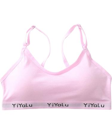 Girls Cotton Racerback Sports Bra 3 Pack - Comfortable Training Crop Tops - One Size - Buy Online on GoSupps.com