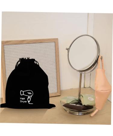 WOONEKY 1pc Hair Dryer Storage Bag Travel Organizer Bags Hairdryer Drawstring Bag Mini Packing Carry Flannel - Buy Online on GoSupps.com